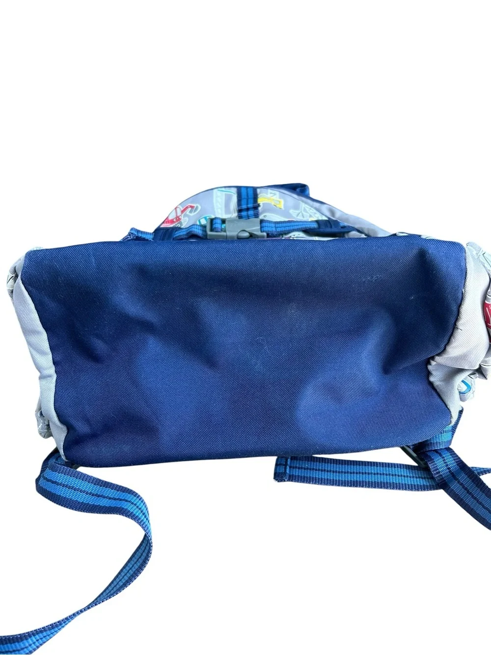 Pottery Barn Kids Construction Backpack - Blue, Yellow, Red Mackenzie Gray